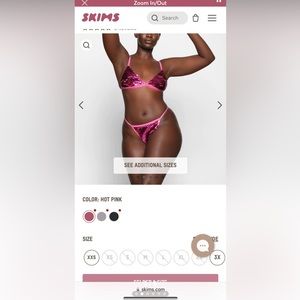 Skims sequin thong